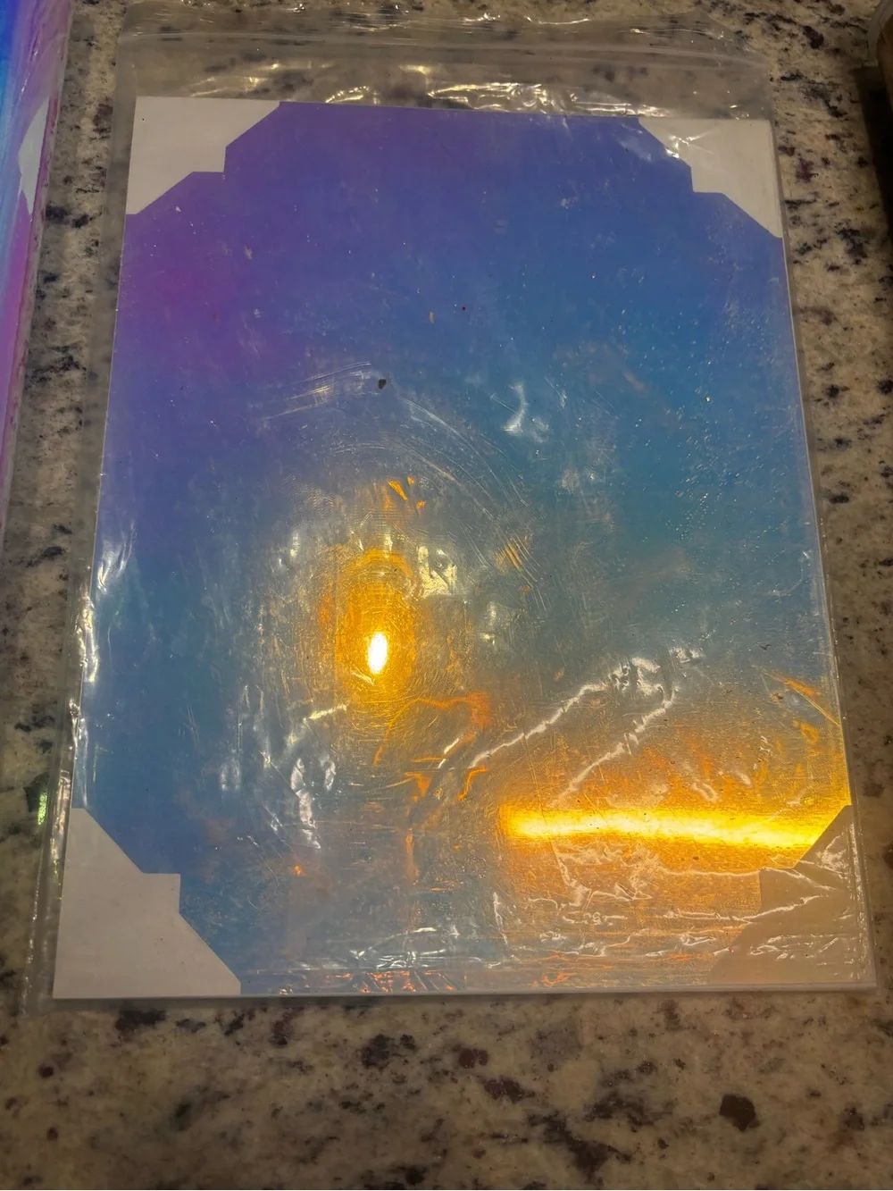 Iridescent Holographic Vinyl Wrap - Blue Purple Shift